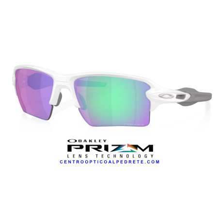 Oakley Flak 2.0 XL Blanco Mate / Prizm Golf (OO9188-K3) - Gafas de Sol Originales