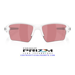 Oakley Flak 2.0 XL Blanco Mate / Prizm Dark Golf (OO9188-K4) - Gafas de Sol Originales
