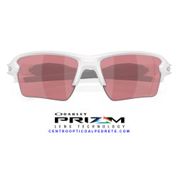 Oakley Flak 2.0 XL Blanco Mate / Prizm Dark Golf (OO9188-K4) - Gafas de Sol Originales