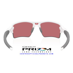 Oakley Flak 2.0 XL Matte White / Prizm Dark Golf (OO9188-K4) - Original Sunglasses