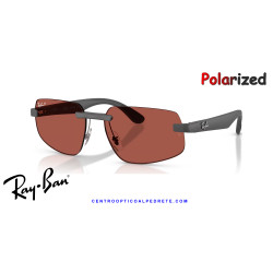 Gafas de sol Ray-Ban RB4475CH Gris Arena Rojas Polarized S | 100% Original