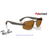 Ray-Ban RB4475CH Sand Brown Bronze Polarized S Sunglasses | 100% Original