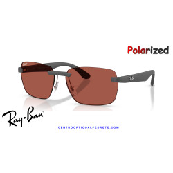 Gafas de sol Ray-Ban RB4470CH Gris Arena / Rojas Polarized S | 100% Original