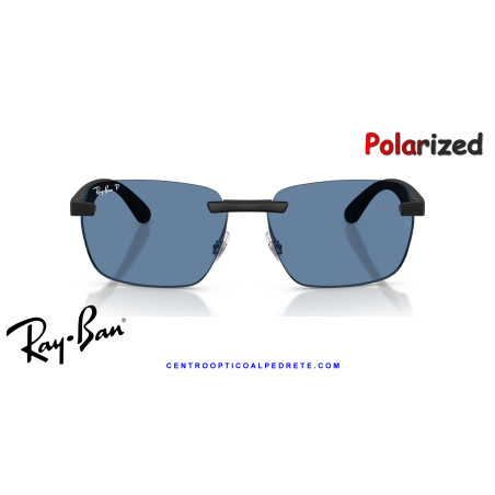 Gafas de sol Ray-Ban RB4470CH Negro Arena / Azules Polarized S | 100% Original
