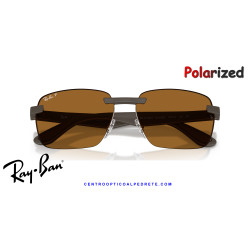 Ray-Ban RB4470CH Sand Brown / Bronze Polarized S Sunglasses | 100% Original