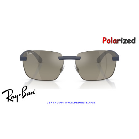 Gafas de sol Ray-Ban RB4470CH Azul Oscuro Arena / Polarized+ en| 100% Original