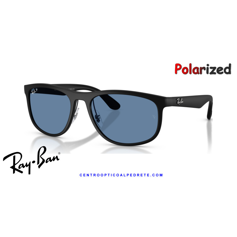 Gafas de sol Ray-Ban RB4468 Negro Arena / Azules Polarized S | 100% Original