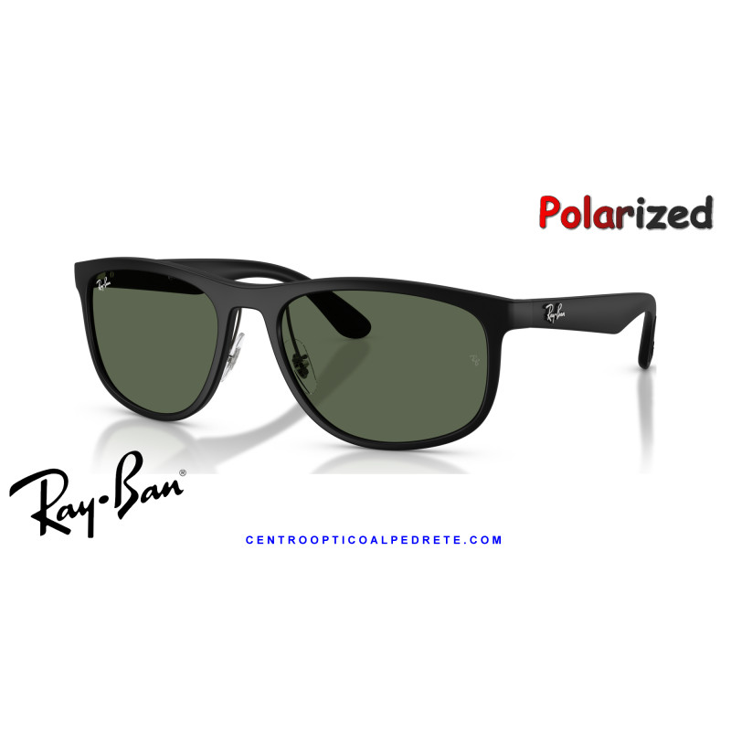 Gafas de sol Ray-Ban RB4468 Negro Arena / Lente Estándar Verde| 100% Original