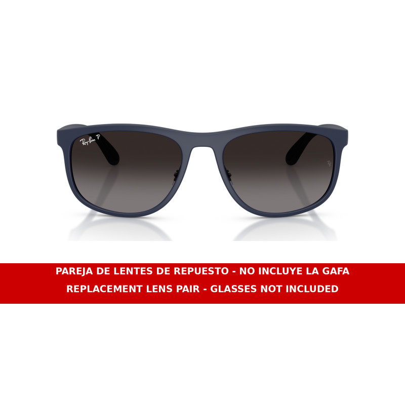 Lentes de repuesto Ray-Ban RB4468 Polarized Gris Degradado | 100% Original
