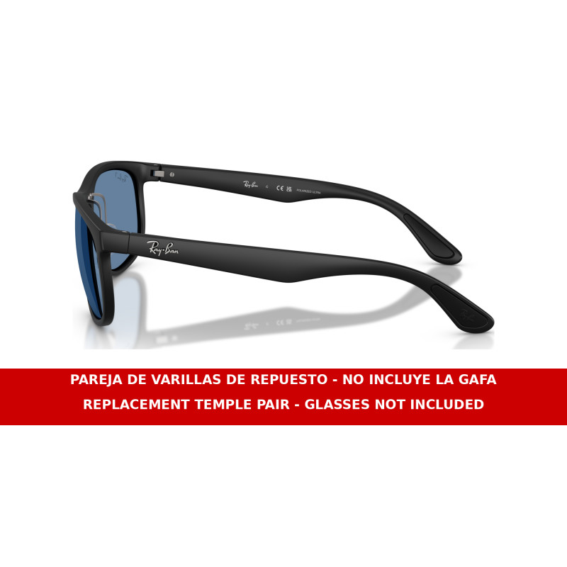 Varillas de repuesto Ray-Ban RB4468 Negro Arena | 100% Original Originales