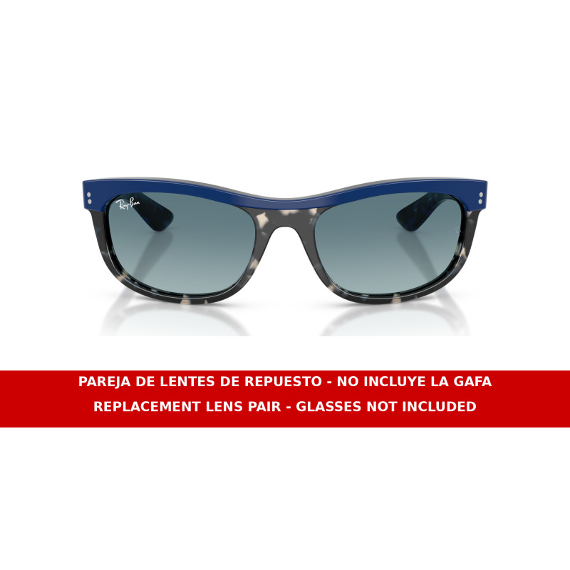 Lentes de repuesto Ray-Ban Balorama Street Neat RB2489 Azul Degradado Gris