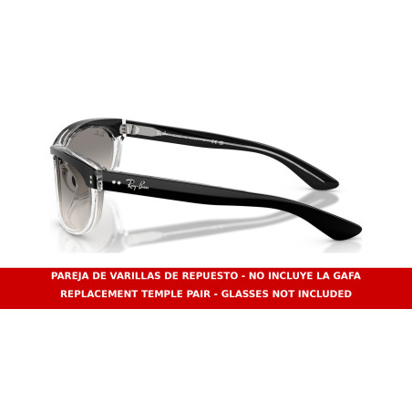 Ray-Ban Balorama Street Neat RB2489 Replacement Temples Negro