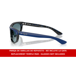 Varillas de repuesto Ray-Ban Balorama Street Neat RB2489 Azul