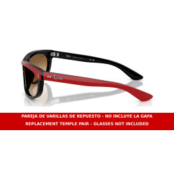 Varillas de repuesto Ray-Ban Balorama Street Neat RB2489 Rojo