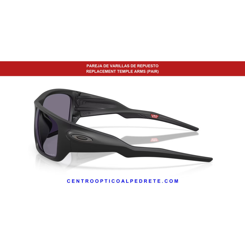 Oakley Masseter Replacement Temples Matte Black