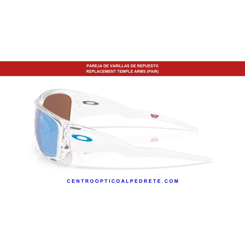 Varillas de Repuesto Oakley Masseter Trasparente pulido