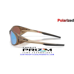 Oakley Eyejacket Redux Matte Brown Smoke / Prizm Deep Water | Authorized