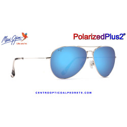 Maui Jim Mavericks Silver / Blue Hawaii MJ0264S-001 B264-17 | Gafas de Sol