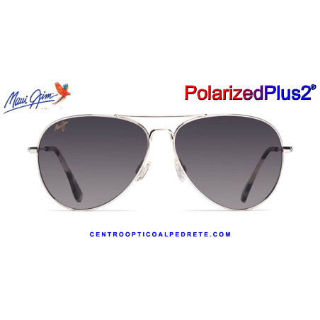 Maui Jim Mavericks Silver / Neutral Grey MJ0264S-004 GS264-17 | Gafas de Sol