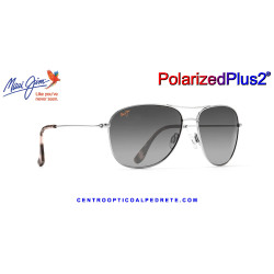 Maui Jim Cliff House Silver / Neutral Grey MJ0247S-002 GS247-17 | Gafas de Sol