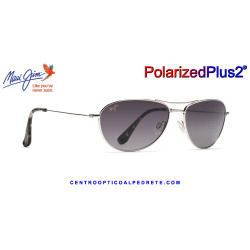 Maui Jim Baby Beach Silver / Neutral Grey MJ0245S-002 GS245-17 | Gafas de Sol
