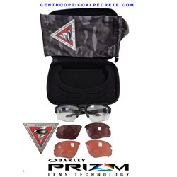 Oakley SI Speed Jacket Matte Black / Prizm Tr22 + Tr44 + Clear Combo (OO9228-05)