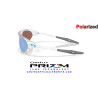 Oakley Cage Jacket Matte Clear / Prizm Deep Water Polarized (OO9537-02) | Graduable