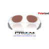 Oakley Cage Jacket Matte Clear / Prizm Deep Water Polarized (OO9537-02) | Graduable