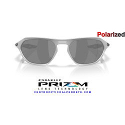 Oakley Cage Jacket X Silver / Prizm Black Polarized (OO9537-09) | Prescription Ready