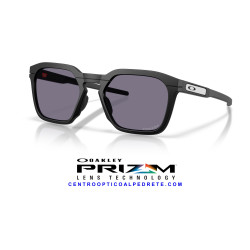 Oakley HSTN SQ 2.0 Matte Black / Prizm Grey (OO9555-01) | Graduable