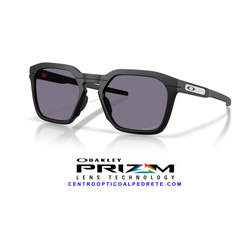 Oakley HSTN SQ 2.0 Matte Black / Prizm Grey (OO9555-01) | Graduable