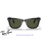 Ray-Ban RB4105 Folding Wayfarer Black / G-15 Green | Alpedrete