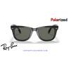 Ray-Ban RB4105 Folding Wayfarer Black / G-15 Green Polarized | Alpedrete