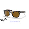 Ray-Ban RB4105 Folding Wayfarer Light Havana / B-15 Brown | Alpedrete