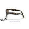 Ray-Ban RB4105 Folding Wayfarer Light Havana / B-15 Brown | Alpedrete