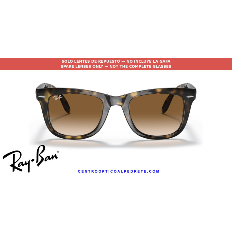 Ray-Ban RB4105 Replacement Light Brown Gradient Lenses | Centro Óptico Alpedrete