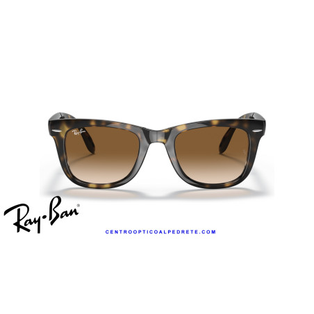Ray-Ban RB4105 Folding Wayfarer Light Havana / Light Brown Gradient | Alpedrete