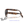 Ray-Ban RB4105 Folding Wayfarer Havana / Blue | Sunglasses Alpedrete