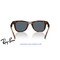 Ray-Ban RB4105 Folding Wayfarer Havana / Blue | Sunglasses Alpedrete