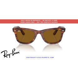 Ray-Ban Wayfarer RB2140 Replacement B-15 Brown Lenses | Óptica Alpedrete