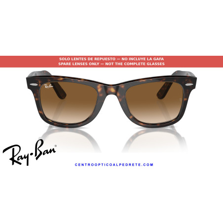 Ray-Ban Wayfarer RB2140 Replacement Brown Gradient Lenses | Óptica Alpedrete
