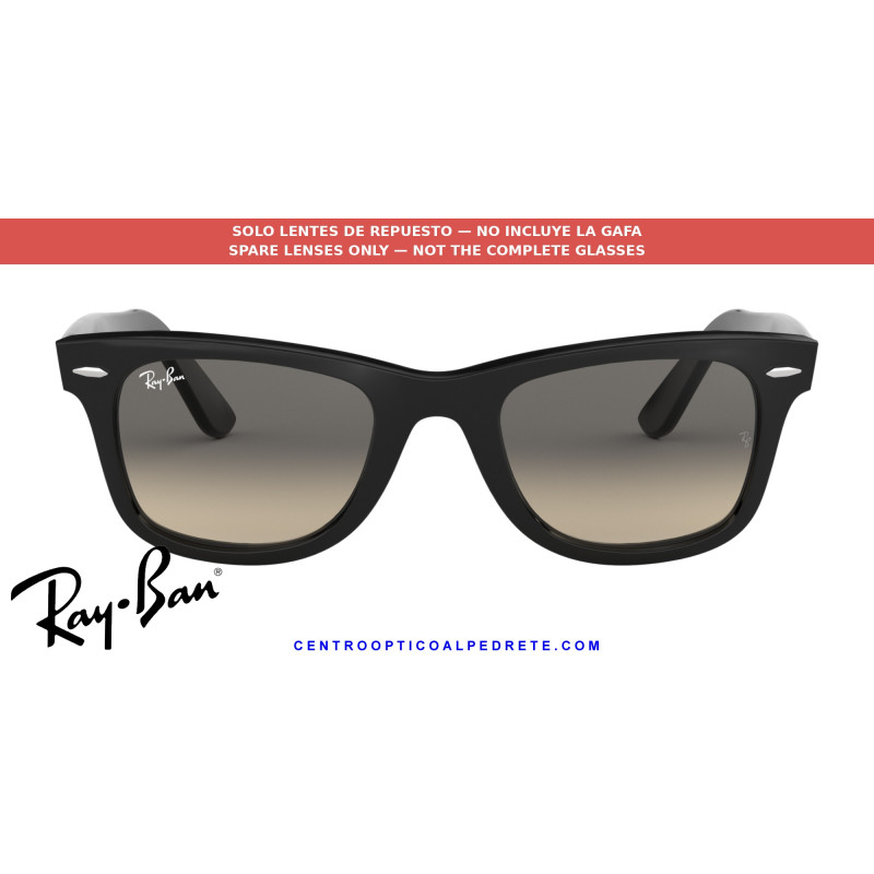 Ray-Ban Wayfarer RB2140 Replacement Grey Gradient Lenses | Óptica Alpedrete