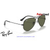 Ray-Ban Aviator Black / G-15 Green Polarized | Centro Óptico Alpedrete