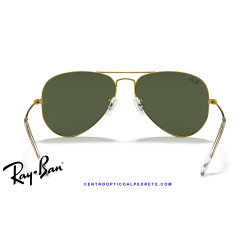 Ray-Ban Aviator Gold / Green Classic G-15 (RB3025 001) | Centro Óptico Alpedrete