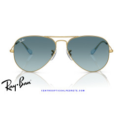 Ray-Ban Aviator Large Gold / Blue (RB3025 001/3M) | Centro Óptico Alpedrete