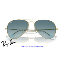 Ray-Ban Aviator Large Gold / Blue (RB3025 001/3M) | Centro Óptico Alpedrete