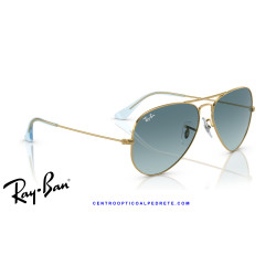 Ray-Ban Aviator Large Gold / Blue (RB3025 001/3M) | Centro Óptico Alpedrete