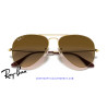 Ray-Ban Aviator Arista Gold / Brown Gradient | Centro Óptico Alpedrete