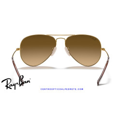 Ray-Ban Aviator Arista Gold / Brown Gradient | Centro Óptico Alpedrete