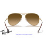 Ray-Ban Aviator Arista Gold / Brown Gradient | Centro Óptico Alpedrete